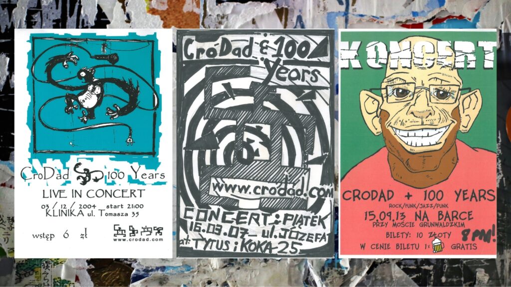 CroDad & 100 Years: 19 Years on Concert Posters